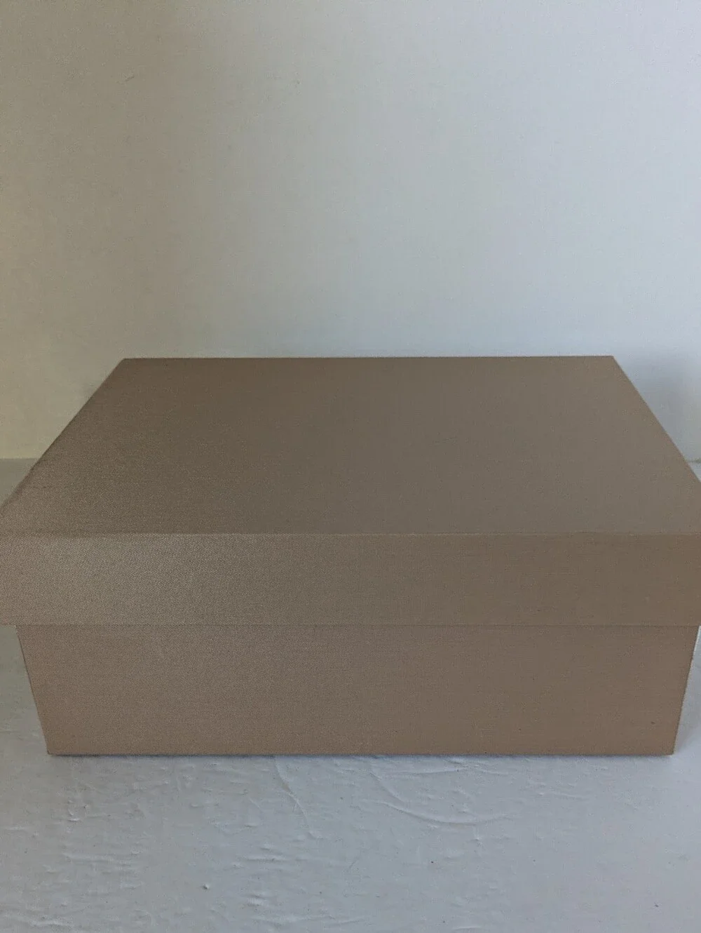 Storage Box in Light Brown  Home Organization Box Adjustable Inside Dividers